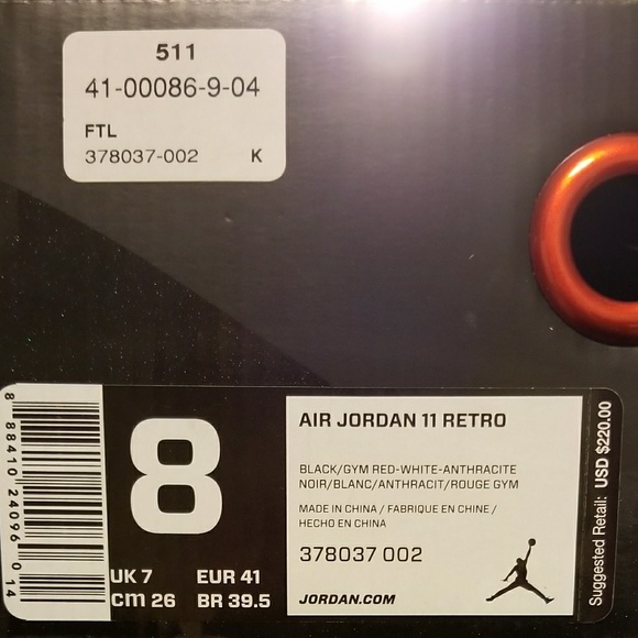 🔥RETRO JORDAN 11!!!!!!! 72-10 😍 #DEADSTOCK 🔥 - Picture 2 of 8